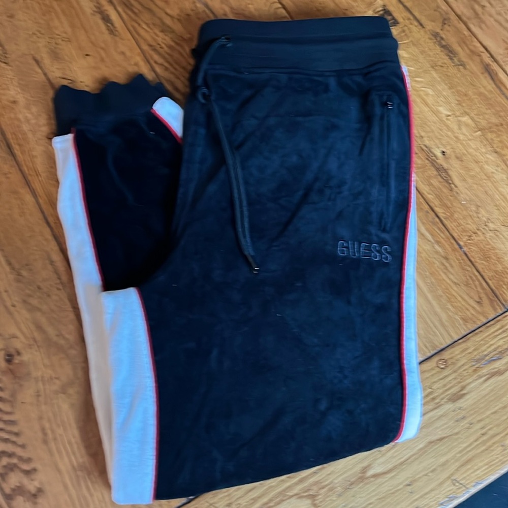 Guess Black Men’s Velour pants